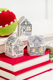 3" LED Ceramic House Ornament - Decorator's Warehouse