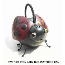 D-Art Collection Tin Metal and Iron Ladybug Watering Can ...