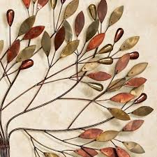 Gentle Breeze Tree Metal Wall Art - Multi Metallic - Large Branches Decor | eBay