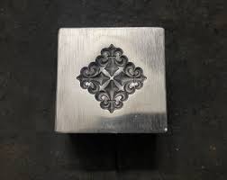 Steel Impression Block: Jewelry Embossing Die, 25mm ...