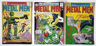 DC COMICS SILVER AGE METAL MEN 1964 No. 8,9 & 10