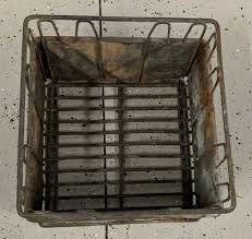 Antique Quality DY Co St Louis MO Metal Milk Crate 1963 Commercial Mercantile | eBay