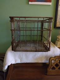 Vintage Metal Milk Crate DET PURE MILK | eBay