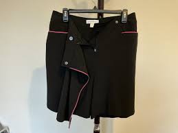 New Women's Christopher&banks Black/pink Skirt/short Skort ...