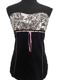 Y2k grunge goth rare 2000s metal mulisha tube top Pink and ...