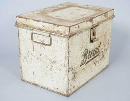 Antique Lithographed Tin Bread Box at 1stDibs | antique ...