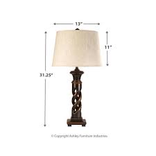 L235334 in by Ashley Furniture in Tulsa, OK - Fallon Table Lamp (set of 2)