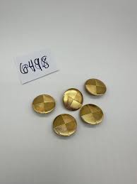Vintage Gold Stripe Shank Buttons: 12 Pcs, 38mm Sewing ...