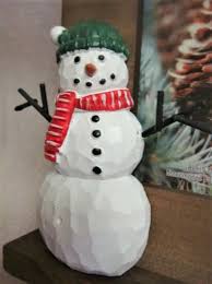 STANDING WOOD PICTURE FRAME w/ 3D Snowman 4x6 Photo ...