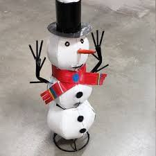 Rustic Metal Snowman - Etsy