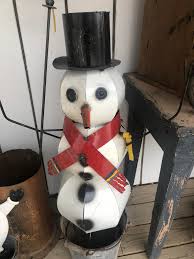 Country Blessings - Only 2 available! Lg all metal snowman ...