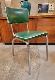 1950's Formica and Chrome Dinette Set at 1stDibs | 1950s formica kitchen table and chairs for sale, used retro kitchen table and chairs, 1950's dinette set for sale