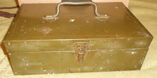 Sears Roebuck Vintage Antique Green Money Box, Tool Box ...