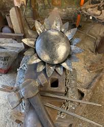 Steel Sunflower | Hand Forged | Metal Art | Gift Idea | Interior Decoration - Etsy UK