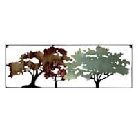 Metal Trees Wall Art, 20x58