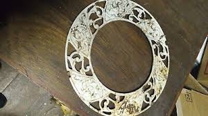 Antique Victorian Ornate Round Cast Iron Heat Register Floor ...