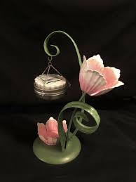 VINTAGE SPRING READY METAL TULIP CANDLE MELTING POT INFUSER & 2 MELTING SCENTS | eBay