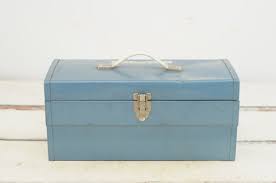 Vintage . Gilbert Industries Erector Set in original Blue Tool Box Case Pamphlet | eBay Australia