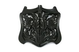 Antique Gutta Percha Belt Buckle, Victorian Gutta Percha, Art ...