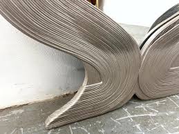 Betty Cobonpue Large Pencil Reed Wall Mirror in Silver Leaf ...