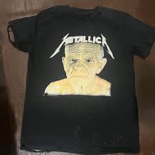 Vintage Metallica Enter Sandman T-Shirt 1991 90s... | Depop