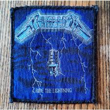 metallica 80s' ride the lightning patch vintage rare , Patch for sale on MetalhuntersShop