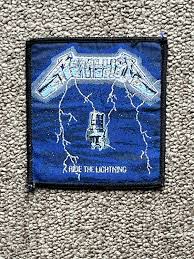 Metallica 'ride the Lightning' Original Vintage Patch - Etsy