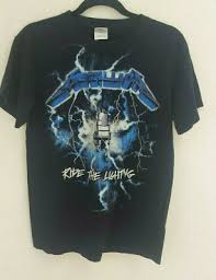 Metallica Ride the Lightning Rare T-shirt Gildan Size S ...