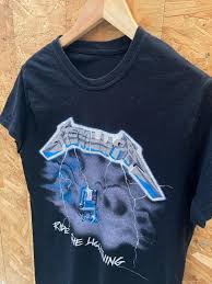 Vintage Metallica Ride the Lightening Double Side Print T ...