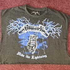 Metallica | Shirts | Metallica Ride The Lightning Vintage ...