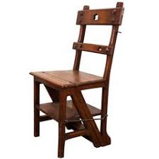 Library Chair Ladder - 8 For Sale on 1stDibs | antique library chair ladder, library ladder chair, ladder chair vintage