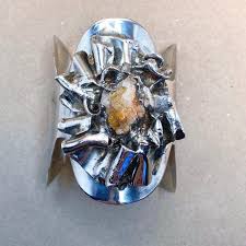 Vintage B&D Victor Chrisafis Silver Plated Bracelet Cuff ...