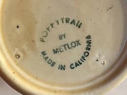 Metlox California Provincial Poppy Trail Creamer | eBay