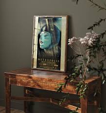 Metropolis-filmposterafdruk | Klassieke art-deco-sci-fikunst | Fritz Lang retro-futurisme | Stille filmdecor | Sciencefictioncadeau - Etsy België