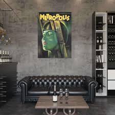 Amazon.com: Metropolis 1926 Movie Film Wall Art Print for Theater Movie Night Room Decor 18x24 Poster: Posters & Prints