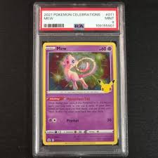 Mew 011/025 Celebrations Holo PSA 8 Pokemon Card | eBay