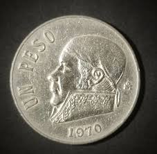 MD in $1 One peso Morelos Mexico 1970 con error de Remarcacion | eBay