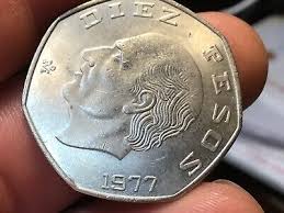 1976 or 1977 Mexico 10 PESOS , 30.5 mm., National Arms, Eagle, 1 coin | eBay