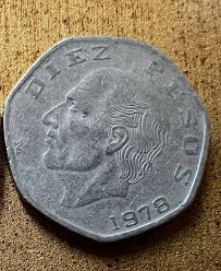 1978 DIEZ PESOS MEXICO COIN - 10 Pesos Mexican Vintage Coin | eBay