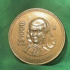 Rare! Mexico 1989 $1000 PESOS Coin (Famous Nun) Kim Juana De Asbaje Coat of Arms · Whatnot: Shop, Sell, Connect