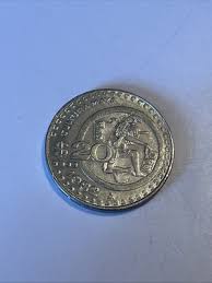 1982 $20 Mexican Peso Coin Rare Silver Coin | eBay