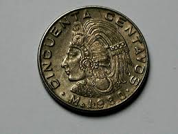 Mexico 1980 50 CENTAVOS Mexican Coin EF+ with Last Aztec Emperor Cuauhtemoc | eBay