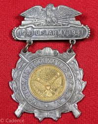 US Pre WW2 US Army 1941 Maneuvers Medal National Defenders ...