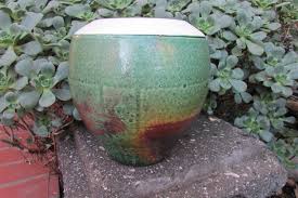 Raku Pottery Vase Studio Pottery Signed - Etsy