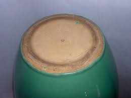 Early California Bauer Pottery Seafoam Green Jardiniere at 1stDibs