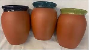 Platos De Barro Mexicanos Made In Mexico Authentic Mexican Cantaritos Jarritos De Barro For Hot Or Cold Cantaritos Cups