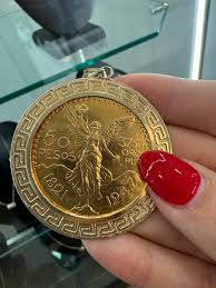 22KT GOLD CENTENARIO W/ A 14K GOLD BEZEL – Forever Jewelry