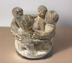 Mexican Circle of Friends Folk Art Clay Pottery Candle Holder ...