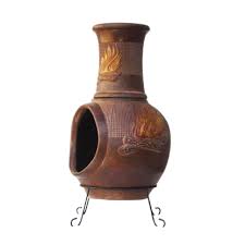 2-pc Flames Chiminea | Best Life Patio