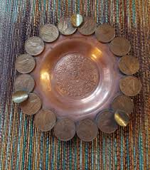 Large Mid Century Vintage Mexican Coin Ashtray 1960 - Etsy Israel